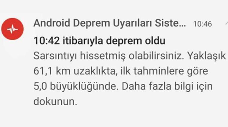 Marmara Denizindeki deprem öncesi telefonlara mesaj gönderildi Peki deprem uyarı sistemi nasıl aktifleştirilir