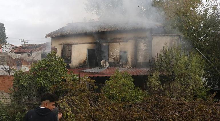 Bir babanın zamanla yarışı Engelli oğlunu alevlerin arasından kurtardı