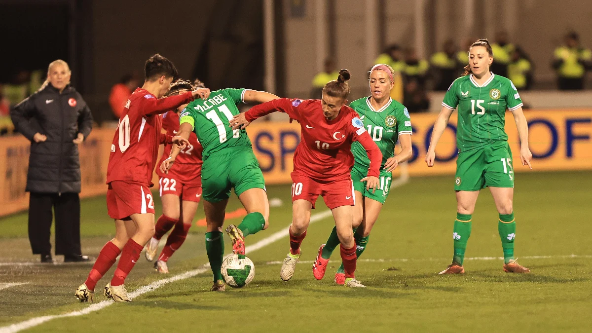 A Milli Kadın Futbol Takımı, İrlanda'ya mağlup oldu