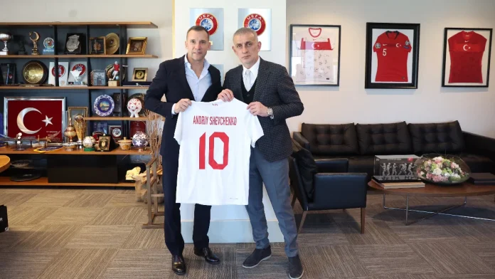 Andriy Shevchenko ve İbrahim Hacıosmanoğlu Buluştu