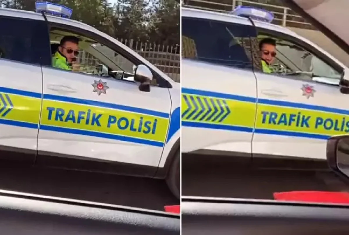 Trafik Polisinden Düğün Konvoyuna Nostaljik Anons: Damada Sürpriz!