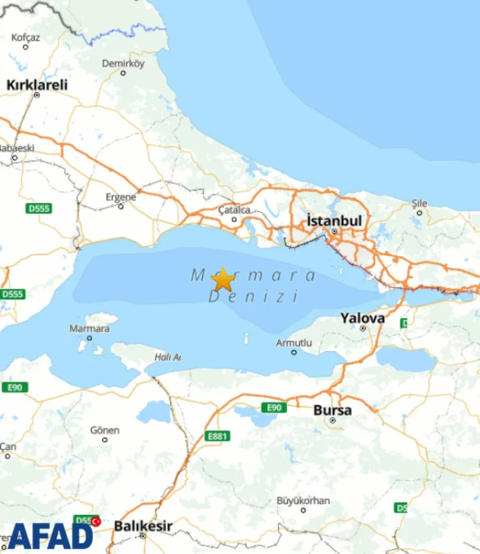 İstanbul’da 4.0 Büyüklüğünde Deprem Meydana Geldi
