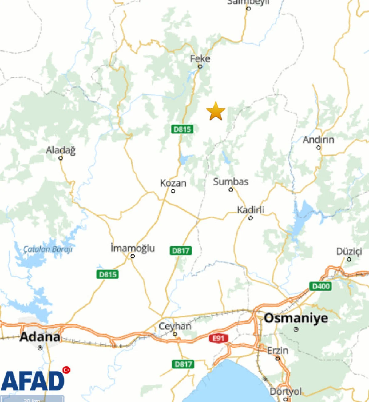 Bingöl 4.3, Adana 3.9 Şiddetinde Depremle Sarsıldı