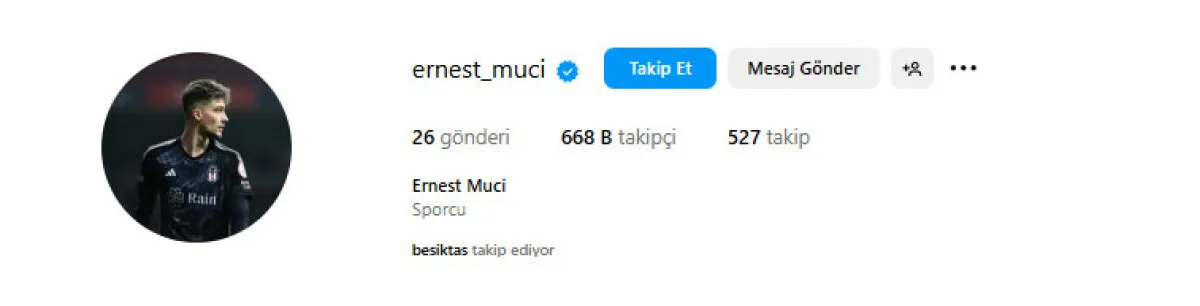 Ernest Muci, Beşiktaş’tan Ayrılmaya Yakın