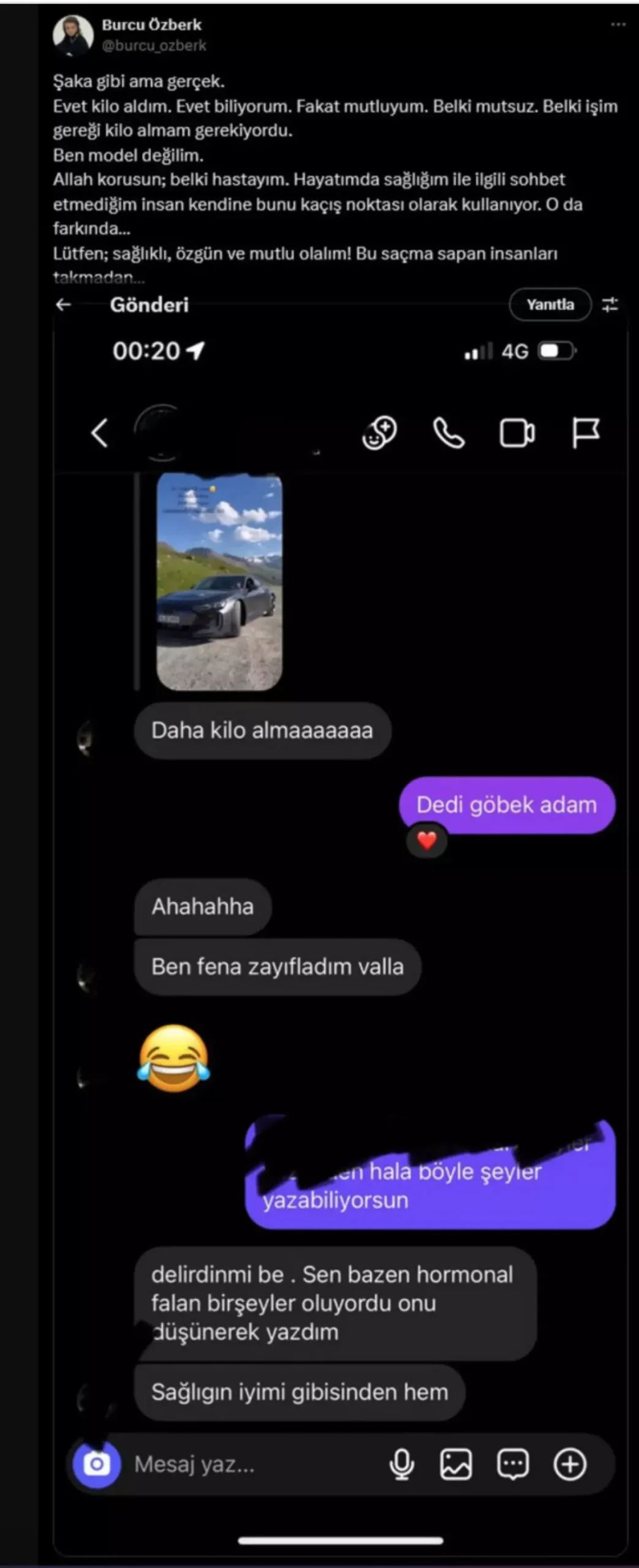 Burcu Özberk’ten Kilo Eleştirilerine Net Yanıt!