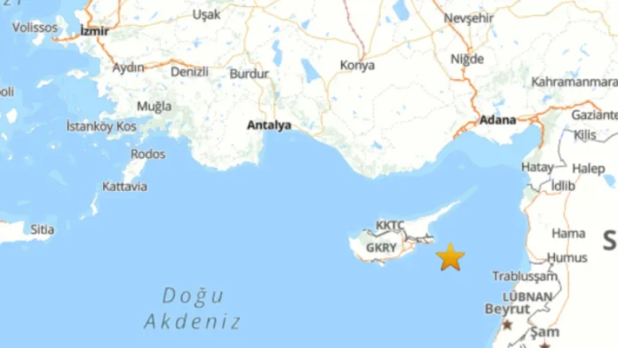 Akdeniz'de 4.4 Şiddetinde Korkutan Deprem!