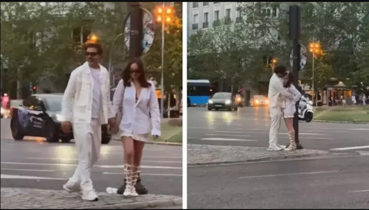 Cansel Elçin ve Eşi Madrid’de Aşka Geldi!